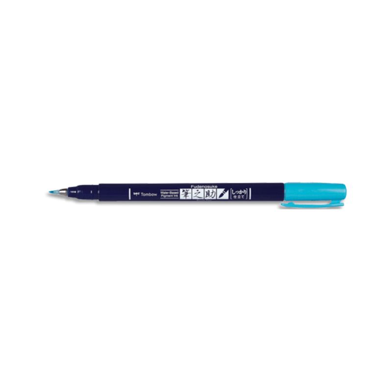TOMBOW Feutre écriture FUDENOSUKE pointe dure, base d'eau avec pigments, inodore. Coloris Bleu Fluo TOMBOW Feutre écriture FUDENOSUKE pointe dure, base d'eau avec pigments, inodore. Coloris Bleu Fluo