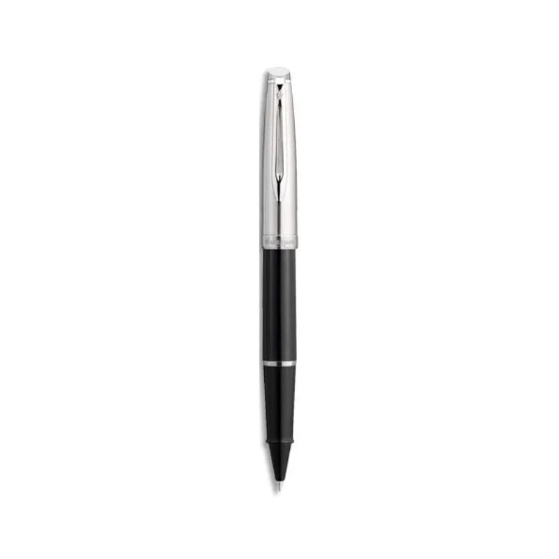 WATERMAN Bille EMBLEME noir brillant. Point moyenne. Encre bleu WATERMAN Bille EMBLEME noir brillant. Point moyenne. Encre bleu