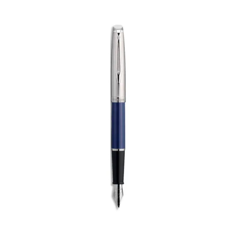 WATERMAN Plume EMBLEME bleu brillant. Pointe moyenne gravée Tour Eiffel. Encre bleu WATERMAN Plume EMBLEME bleu brillant. Pointe moyenne gravée Tour Eiffel. Encre bleu