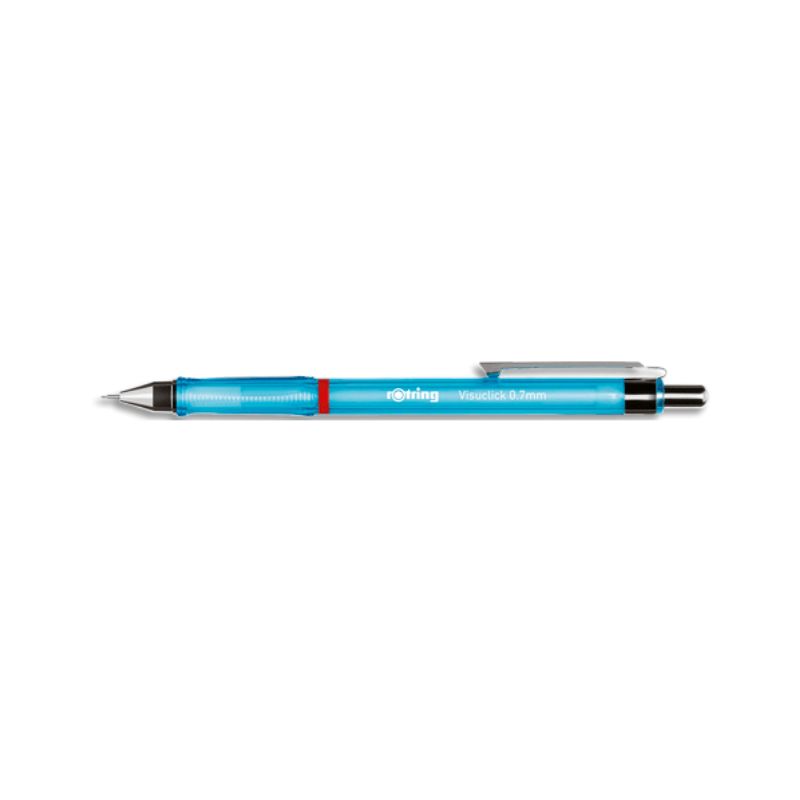 ROTRING Portemine VisuClick à mécanisme à déclic. Largeur de trait 0,7mm. Mine HB. Coloris Bleu ROTRING Portemine VisuClick à mécanisme à déclic. Largeur de trait 0,7mm. Mine HB. Coloris Bleu