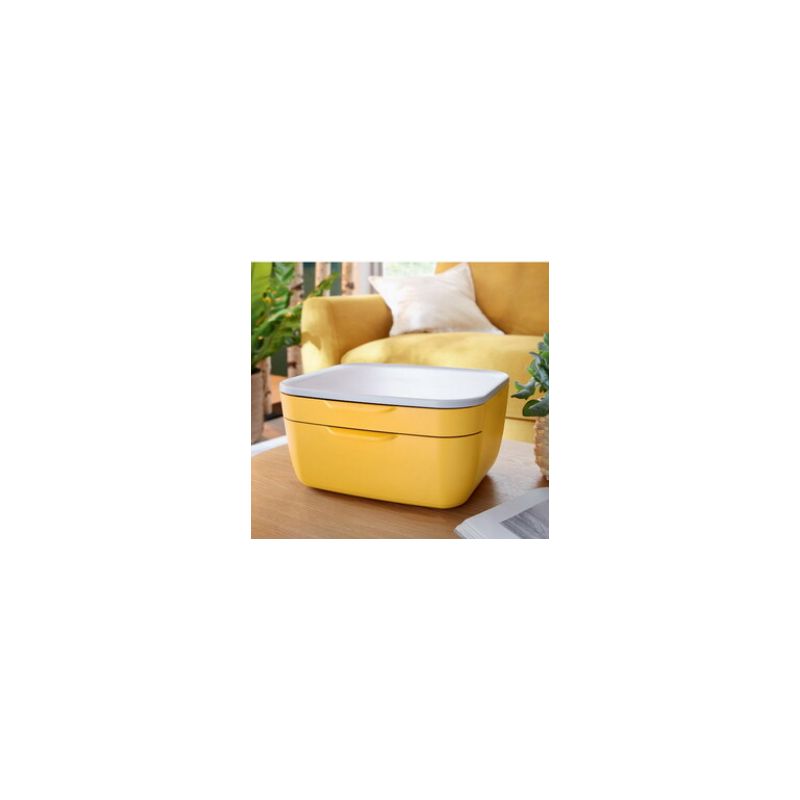 LEITZ Bloc de classement Cosy, L251 x H143 x P275 mm, jaune