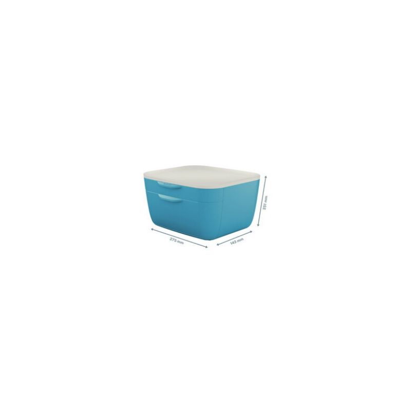 LEITZ Bloc de classement Cosy, L251 x H143 x P275 mm, bleu LEITZ Bloc de classement Cosy, L251 x H143 x P275 mm, bleu