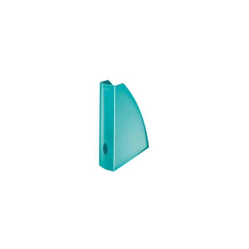 LEITZ Porte-revues Wow. Dimensions (hxp) : 31,2 x 25,8 cm. Dos de 7,5 cm. Coloris Menthe LEITZ Porte-revues Wow. Dimensions (hxp) : 31,2 x 25,8 cm. Dos de 7,5 cm. Coloris Menthe