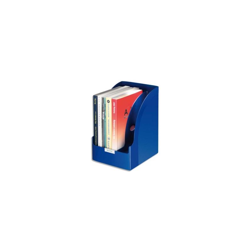 LEITZ Porte-revues Jumbo Leitz Plus - Bleu - H32 x P25,5 cm - Dos 21 cm LEITZ Porte-revues Jumbo Leitz Plus - Bleu - H32 x P25,5 cm - Dos 21 cm