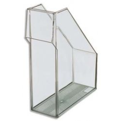 LEITZ Porte-revues Exclusive -Transparent - H31,8 x P 28,6 cm - Dos 10 cm