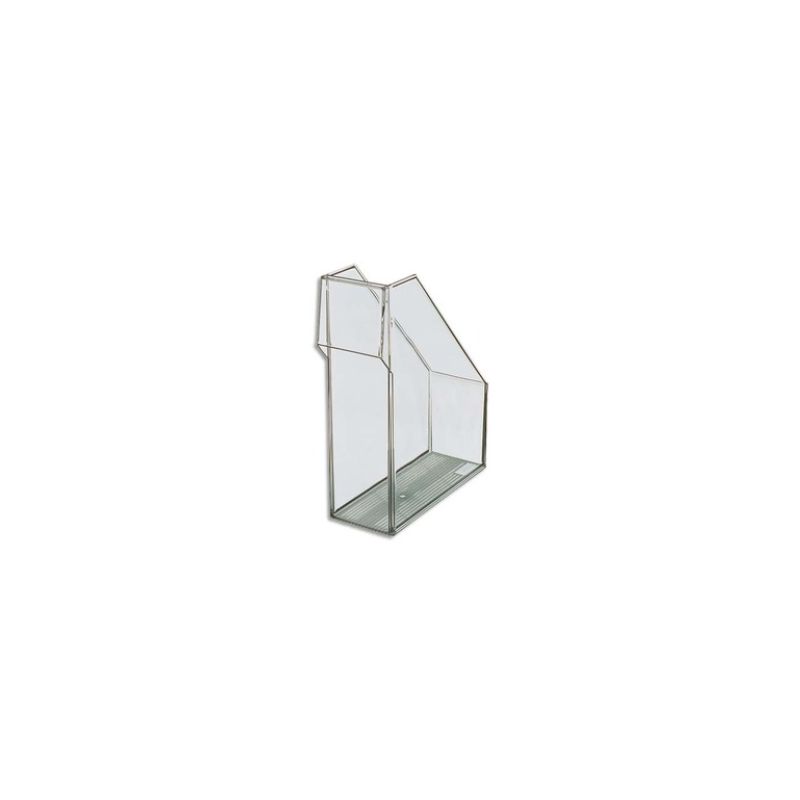 LEITZ Porte-revues Exclusive -Transparent - H31,8 x P 28,6 cm - Dos 10 cm LEITZ Porte-revues Exclusive -Transparent - H31,8 x P 28,6 cm - Dos 10 cm
