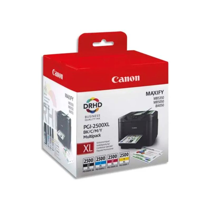 CNO MULTIPACK 4 COUL JE PGI2500XL 9254B0 CNO MULTIPACK 4 COUL JE PGI2500XL 9254B0