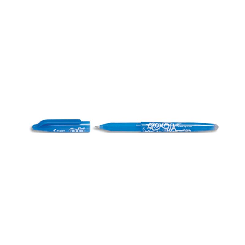 PILOT Roller effaçable à encre thermosensible FriXion Ball 07mm. Rechargeable. Encre Bleue ciel PILOT Roller effaçable à encre thermosensible FriXion Ball 07mm. Rechargeable. Encre Bleue ciel