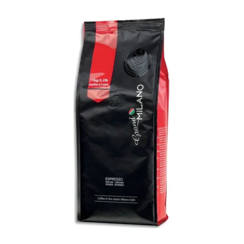 MIKO Paquet de 1kg de Café espresso en grains MILANO 95% Arabica 5 % Robusta