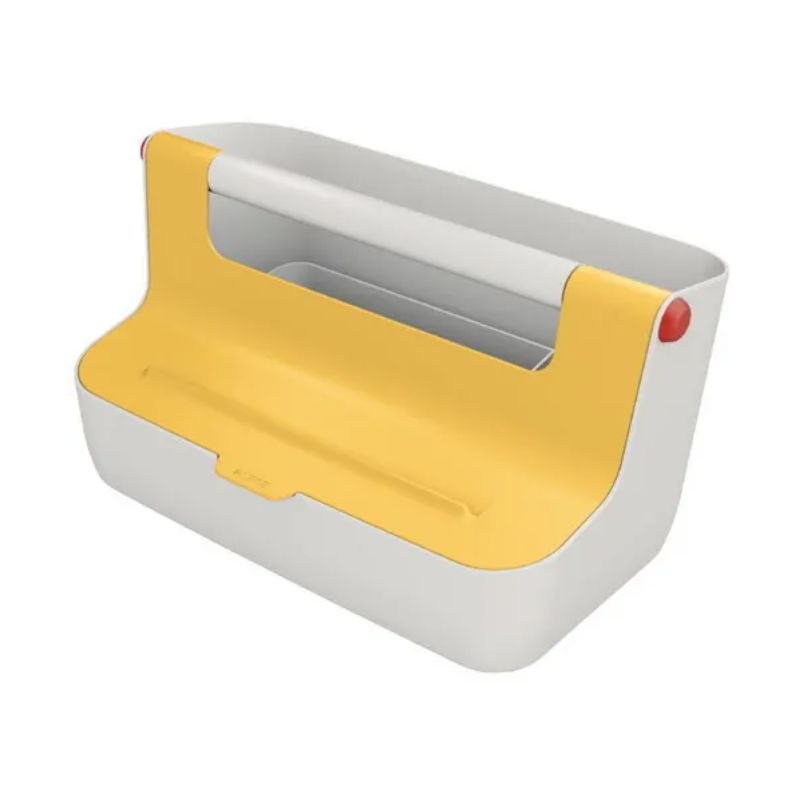 LEITZ Boîte de rangement Cosy, L214 x H196 x P367 mm, jaune LEITZ Boîte de rangement Cosy, L214 x H196 x P367 mm, jaune