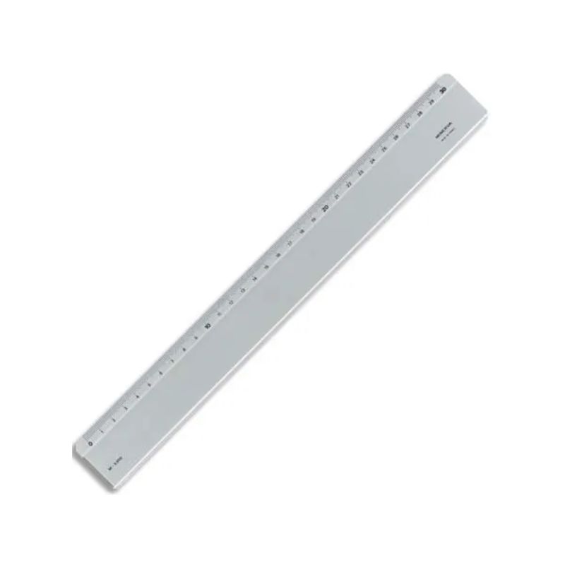 MINERVA Règle plate biseau anti tâche en altuglas 30 cm MINERVA Règle plate biseau anti tâche en altuglas 30 cm