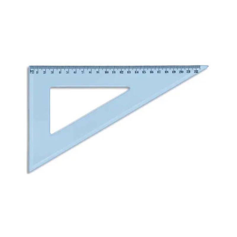SCHOOLDAY Equerre 60° 22 cm en plastique incassable SCHOOLDAY Equerre 60° 22 cm en plastique incassable