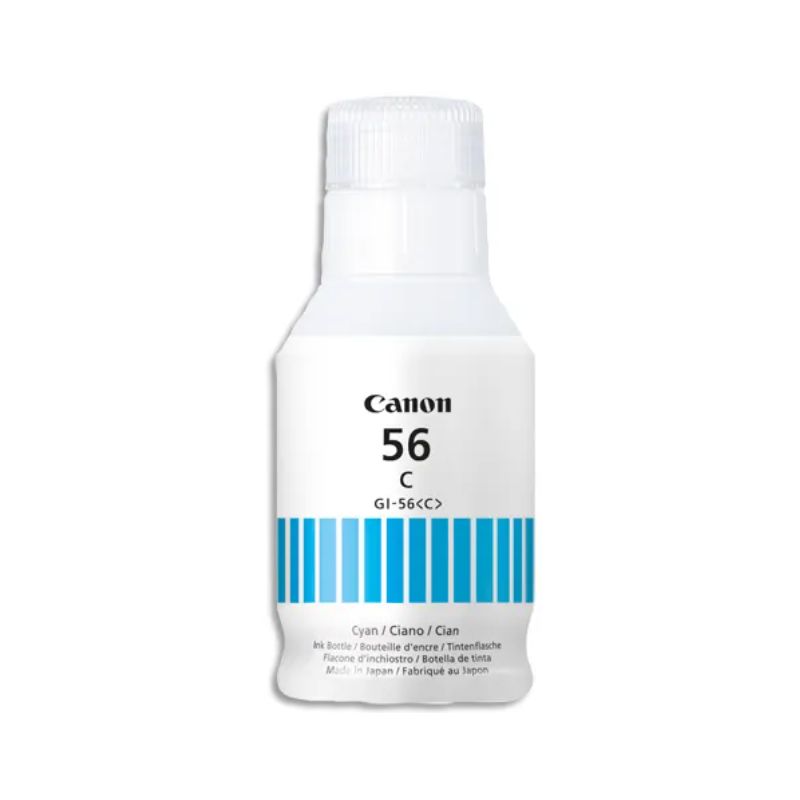 CANON Bouteille d'encre cyan GI-56 4430C001 CANON Bouteille d'encre cyan GI-56 4430C001