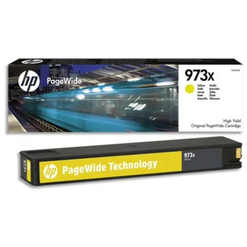 HP Cartouche Jet d'encre Jaune 973X HP Cartouche Jet d'encre Jaune 973X