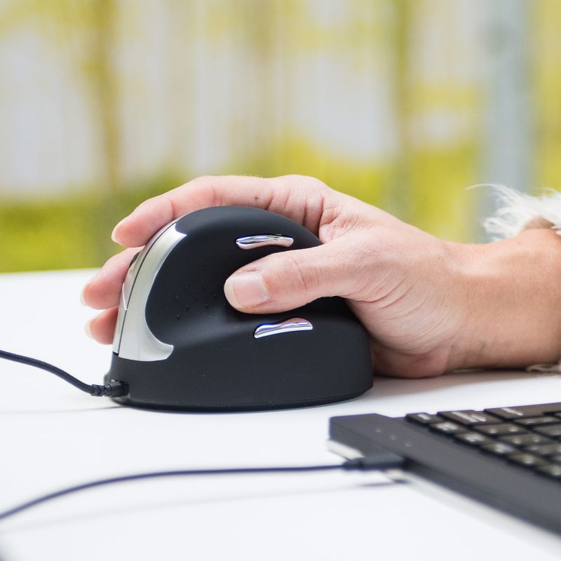 R-GO TOOLS Souris ergonomique filaire verticale droite R-GO TOOLS Souris ergonomique filaire verticale droite