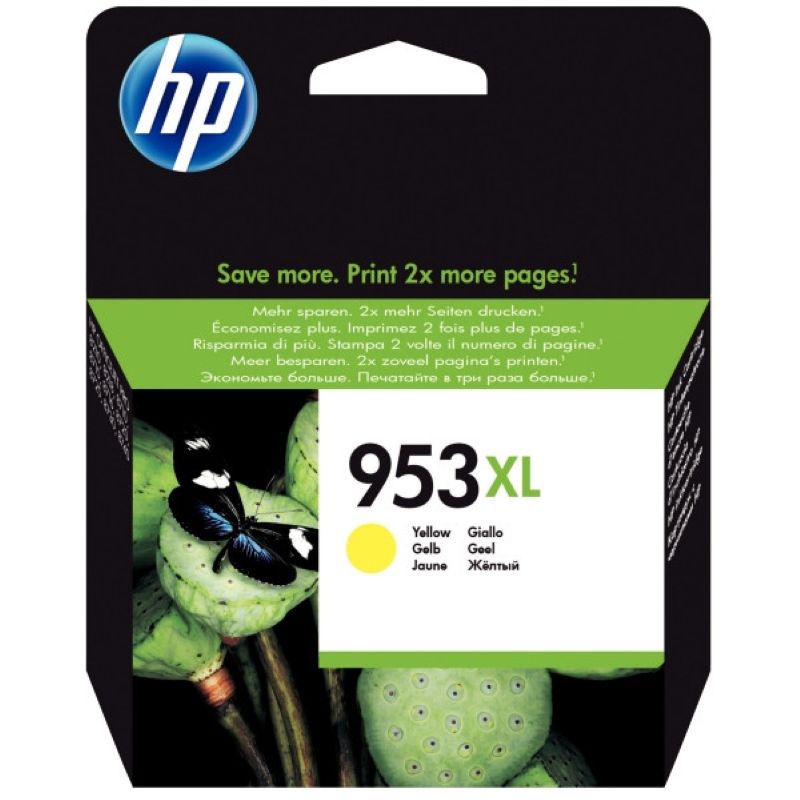 HP Cartouche Jet d'encre Jaune 953XL HP Cartouche Jet d'encre Jaune 953XL