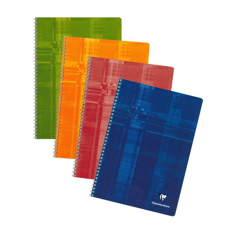 CLAIREFONTAINE Cahier spirale format A4 360 pages seyès coloris aléatoire CLAIREFONTAINE Cahier spirale format A4 360 pages seyès coloris aléatoire