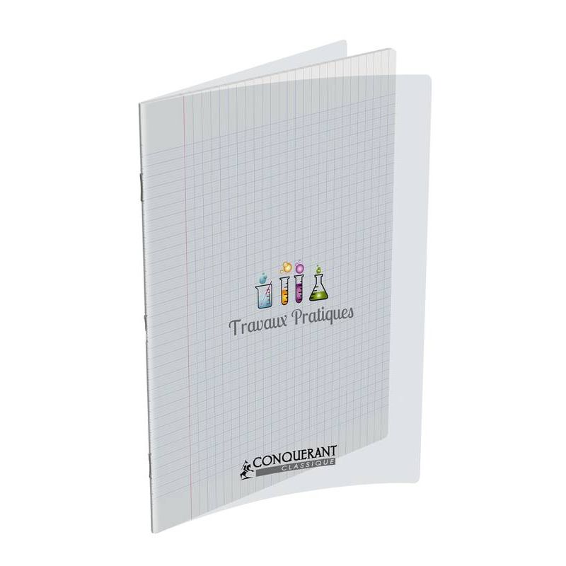 CONQUERANT Cahier de Travaux Pratiques 48 pages grands carreaux Séyès+48 pages unies CONQUERANT Cahier de Travaux Pratiques 48 pages grands carreaux Séyès+48 pages unies
