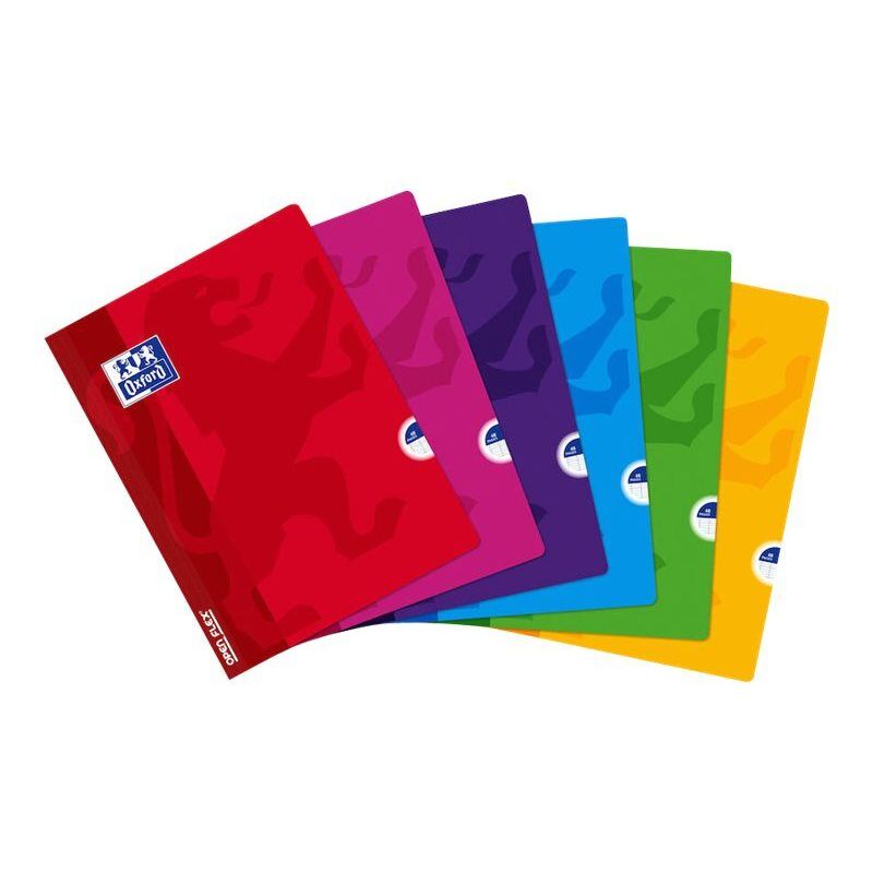 OXFORD Cahier OPEN FLEX 48 pages grand format 24 x 32 cm grands carreaux Séyès OXFORD Cahier OPEN FLEX 48 pages grand format 24 x 32 cm grands carreaux Séyès