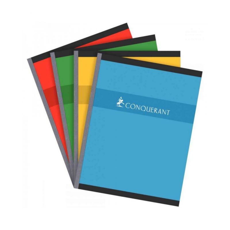 CONQUERANT Cahier format 17x22 192 pages 70g petits carreaux 5x5 CONQUERANT Cahier format 17x22 192 pages 70g petits carreaux 5x5
