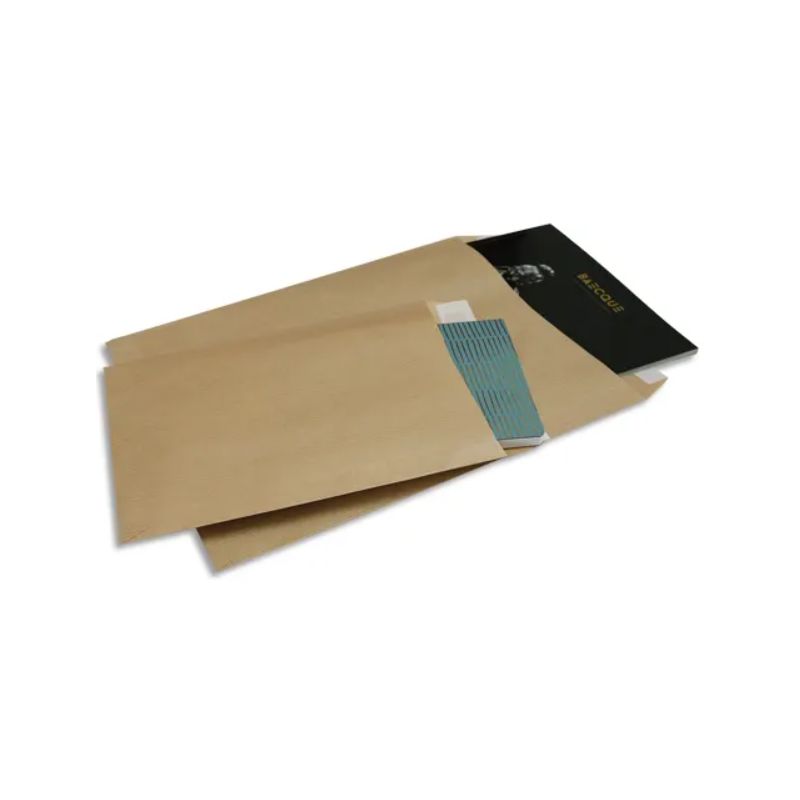 BONG Paquet de 50 pochettes kraft Milleraies auto-adhésives 90g format 162x229mm C5 BONG Paquet de 50 pochettes kraft Milleraies auto-adhésives 90g format 162x229mm C5
