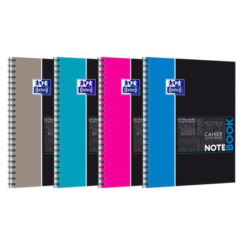 OXFORD Cahier NOTEBOOK spirale 160 pages petit carreaux 23x29,7 avec application SOS NOTES OXFORD Cahier NOTEBOOK spirale 160 pages petit carreaux 23x29,7 avec application SOS NOTES