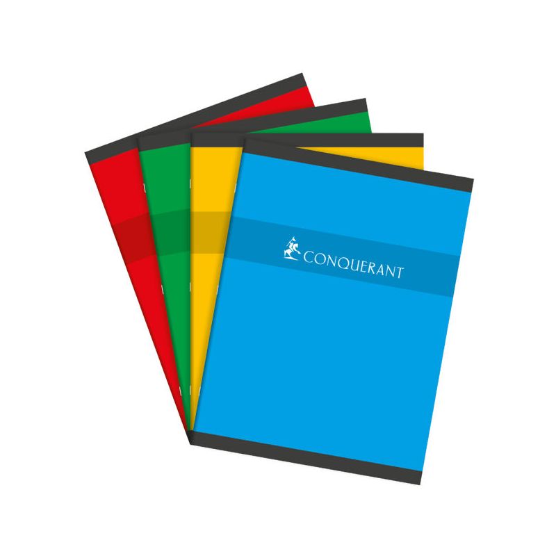 CONQUERANT Cahier 24x32cm 96 pages grands carreaux Séyès 70g CONQUERANT Cahier 24x32cm 96 pages grands carreaux Séyès 70g