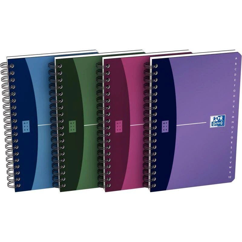 OXFORD Répertoire spirales couverture souple format 11x17cm 180 pages réglure ligné 6mm OXFORD Répertoire spirales couverture souple format 11x17cm 180 pages réglure ligné 6mm