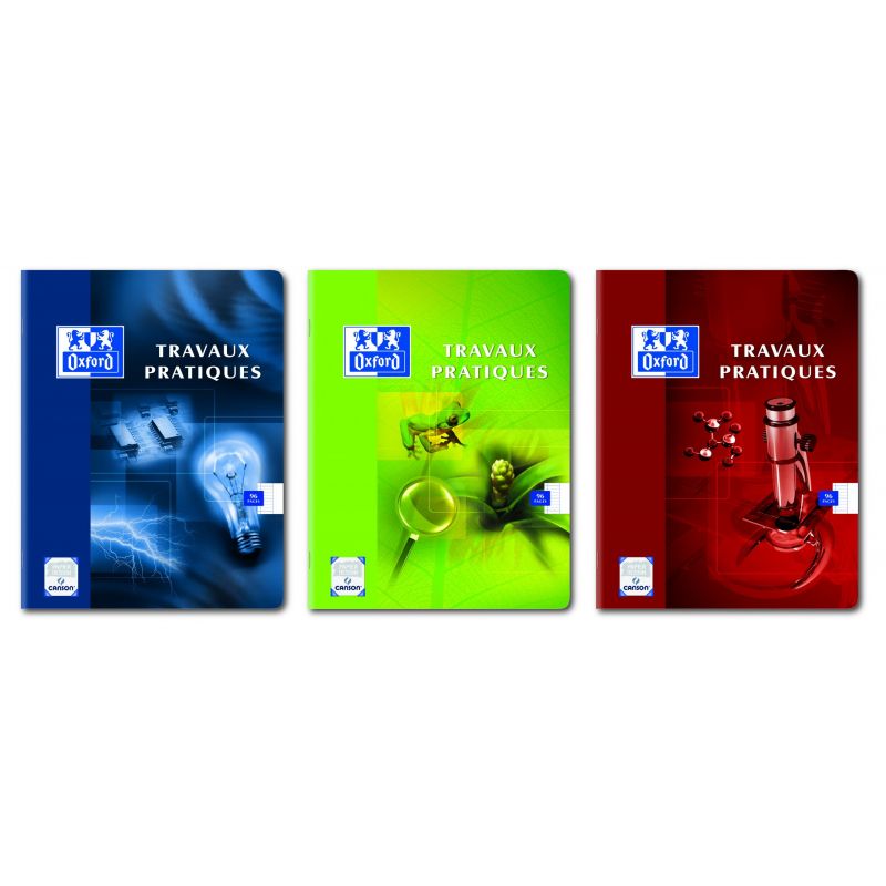 OXFORD Cahier de Travaux Pratiques format A4 40 pages grands carreaux Séyès+40 pages unies OXFORD Cahier de Travaux Pratiques format A4 40 pages grands carreaux Séyès+40 pages unies
