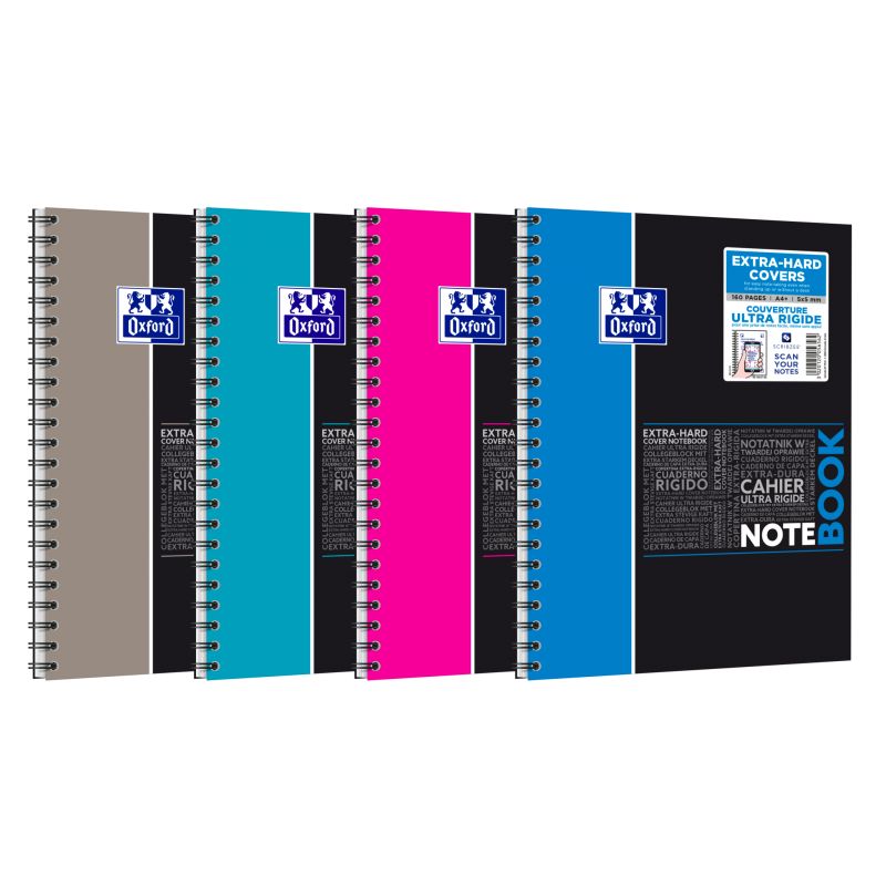 OXFORD Notebook 160 pages grands carreaux Séyès (technologie réglure SCRIBZEE) Format B5 OXFORD Notebook 160 pages grands carreaux Séyès (technologie réglure SCRIBZEE) Format B5