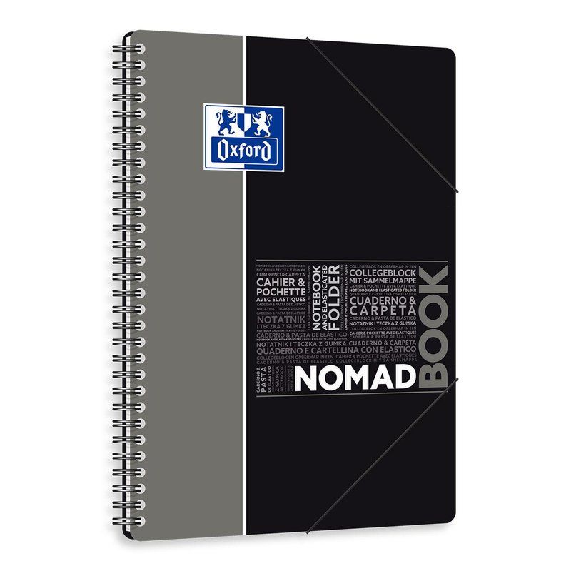 OXFORD Nomadbook 160 pages grands carreaux séyès (technologie réglure SCRIBZEE) Format B5 OXFORD Nomadbook 160 pages grands carreaux séyès (technologie réglure SCRIBZEE) Format B5