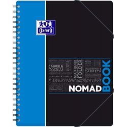 OXFORD Nomadbook 160 pages grands carreaux séyès (technologie réglure SCRIBZEE) Format B5