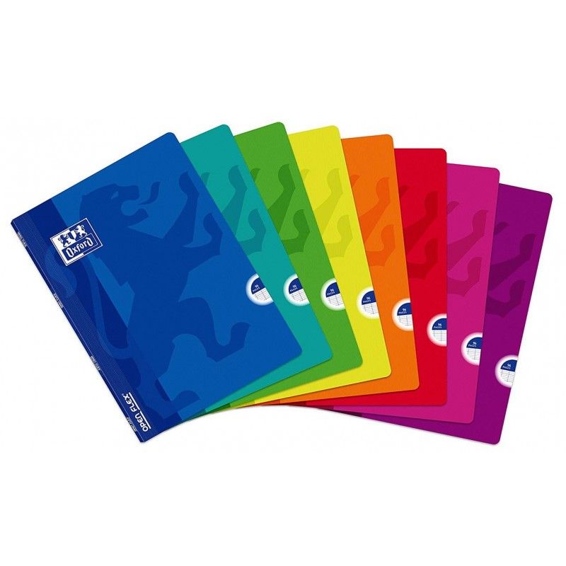 OXFORD Cahier OPEN FLEX format 24x32 cm 48 pages petits carreaux OXFORD Cahier OPEN FLEX format 24x32 cm 48 pages petits carreaux