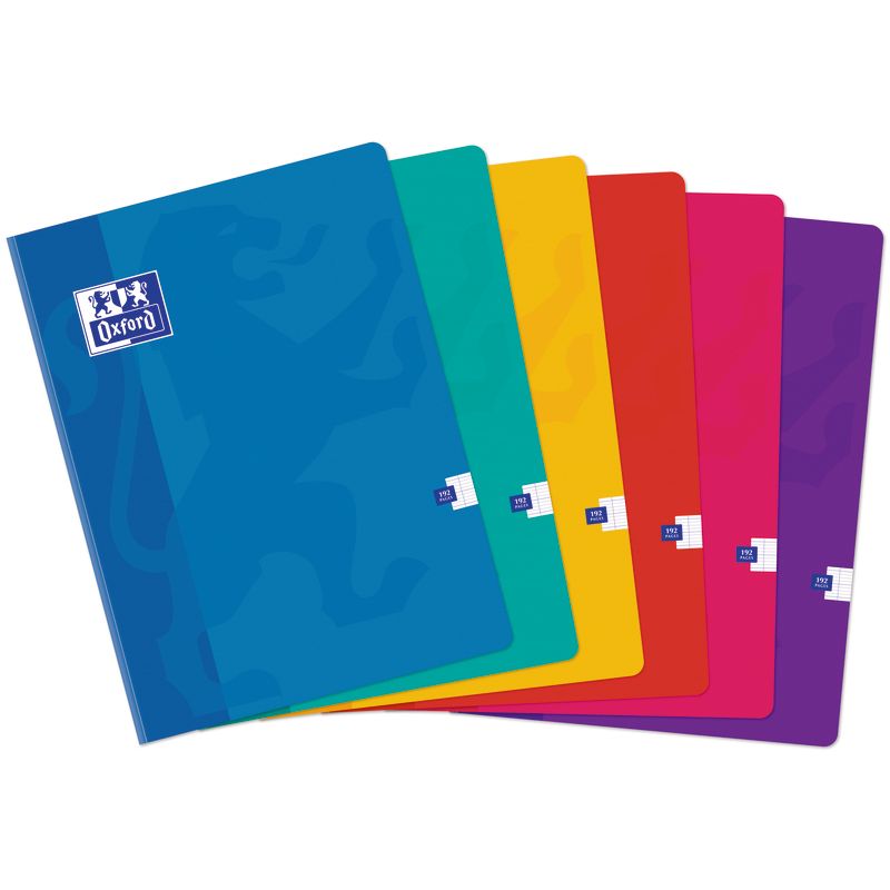 OXFORD Cahier COLORLIFE format 24x32 cm 192 pages grands carreaux OXFORD Cahier COLORLIFE format 24x32 cm 192 pages grands carreaux