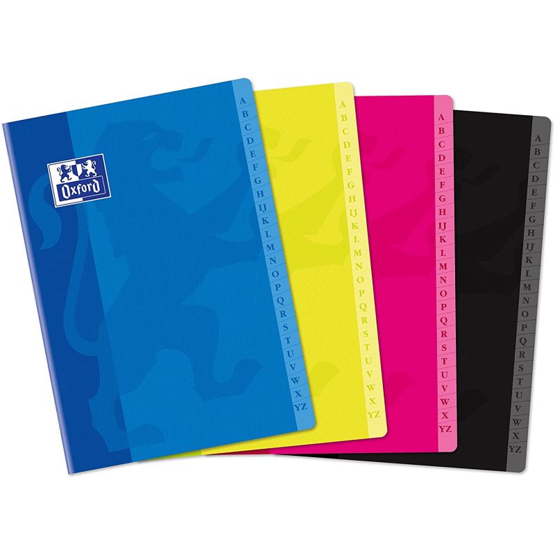 OXFORD Répertoire format A4 96 pages petits carreaux papier 90g OXFORD Répertoire format A4 96 pages petits carreaux papier 90g