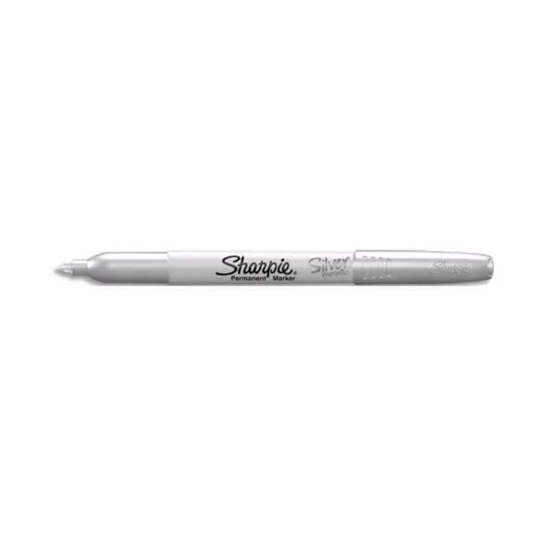 SHARPIE Marqueur permanent SHARPIE FINE. Pointe fine. Colors métallique : argent. SHARPIE Marqueur permanent SHARPIE FINE. Pointe fine. Colors métallique : argent.