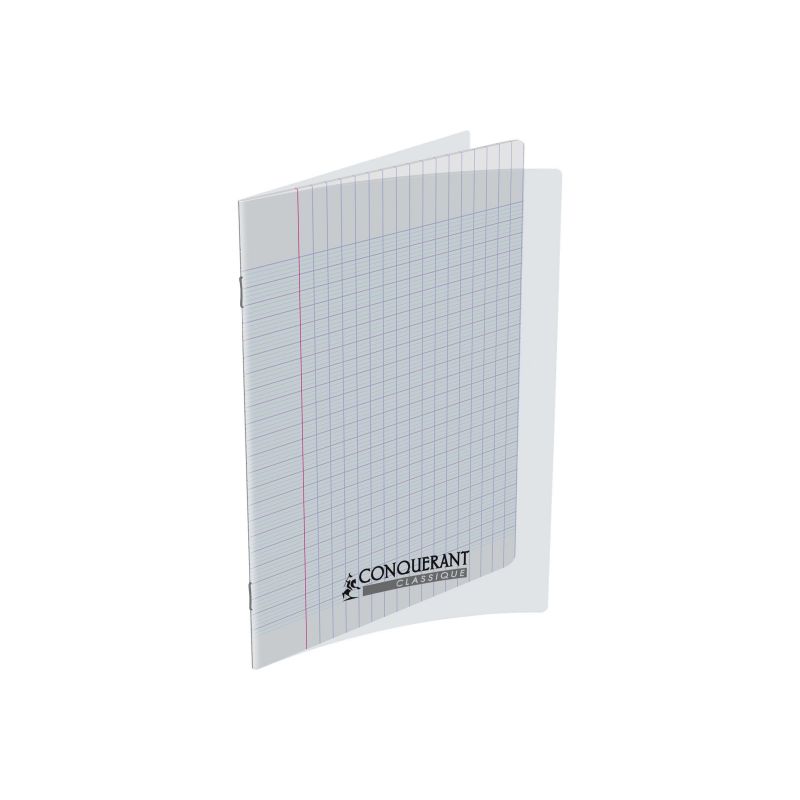 CONQUERANT Cahier format 17x22 cm 96 pages 90g grands carreaux Séyès CONQUERANT Cahier format 17x22 cm 96 pages 90g grands carreaux Séyès