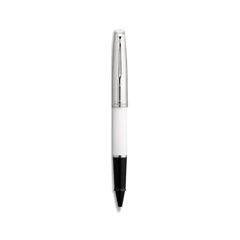 WATERMAN Bille EMBLEME ivoire brillant. Point moyenne. Encre bleu WATERMAN Bille EMBLEME ivoire brillant. Point moyenne. Encre bleu
