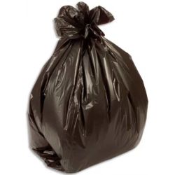 Boîte de 500 sacs poubelles fin 50 litres Noir 14 microns