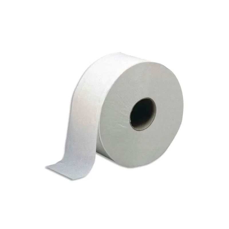 TORK Paquet de 12 rouleaux de Papier toilette Jumbo 2 plis pure cellulose, 850 formats L170m Blanc TORK Paquet de 12 rouleaux de Papier toilette Jumbo 2 plis pure cellulose, 850 formats L170m Blanc