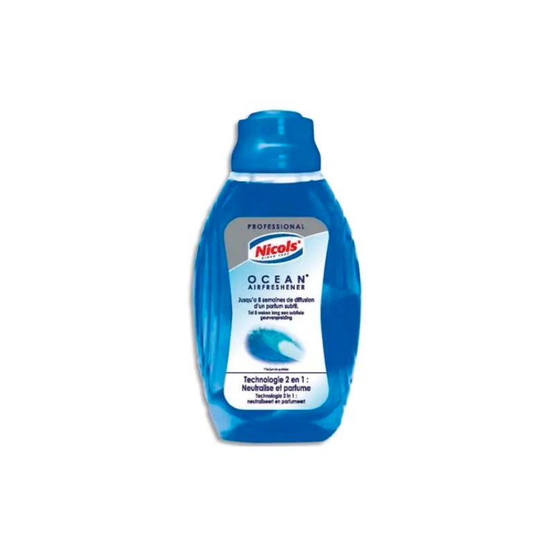 NICOLS Flacon mèche 375 ml, mèche réglable parfum Atlantic marine NICOLS Flacon mèche 375 ml, mèche réglable parfum Atlantic marine