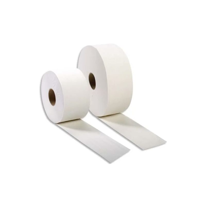 Colis de 6 Bobines de papier toilette 2 plis Blanc Longueur 320 mètres x D25,5 cm, mandrin D6 cm Colis de 6 Bobines de papier toilette 2 plis Blanc Longueur 320 mètres x D25,5 cm, mandrin D6 cm