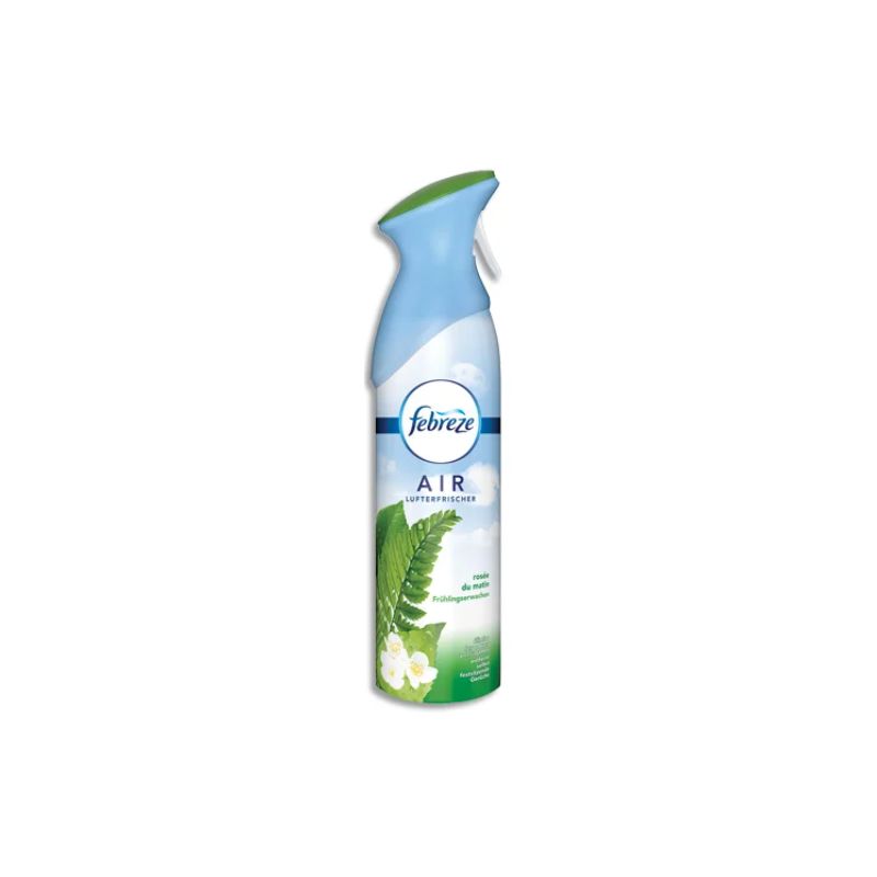 FEBREZE Aérosol de 300 ml parfum rosée du matin, élimine complétement les odeurs même tenaces FEBREZE Aérosol de 300 ml parfum rosée du matin, élimine complétement les odeurs même tenaces