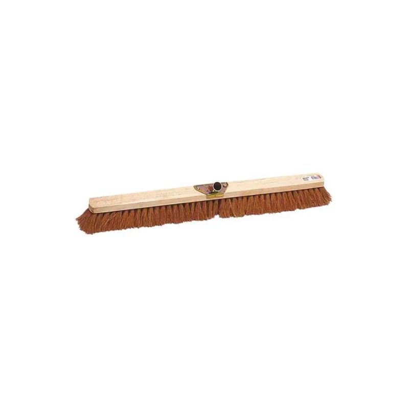 BROSSERIE THOMAS Balai coco d'intérieur monture en bois douille en métal Largeur 80 cm BROSSERIE THOMAS Balai coco d'intérieur monture en bois douille en métal Largeur 80 cm