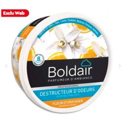 BOLDAIR Pot 300g Gel destructeur d'odeurs fleur d'Oranger