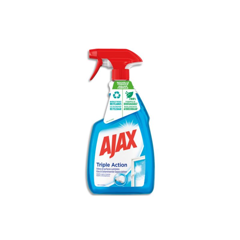 AJAX Spray 750ml nettoyant vitres et surfaces triple action