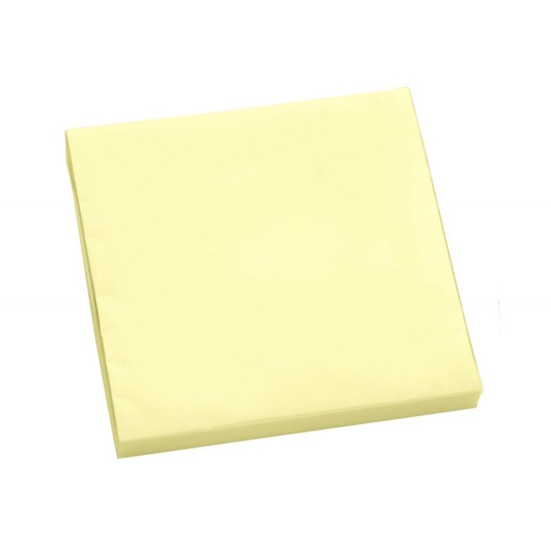 Bloc-notes q-connect quick notes 76x76mm bloc de 100 feuilles repositionnables coloris jaune Bloc-notes q-connect quick notes 76x76mm bloc de 100 feuilles repositionnables coloris jaune