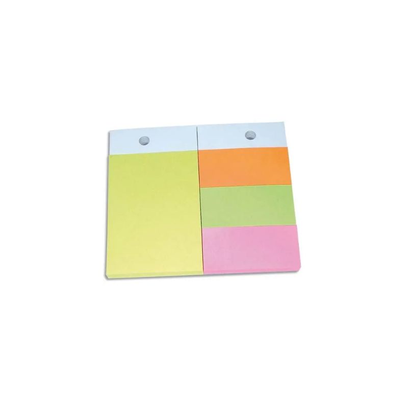 WONDAY Recharge 1 bloc 51x75 mm pour support format A6. Couleurs néons WONDAY Recharge 1 bloc 51x75 mm pour support format A6. Couleurs néons