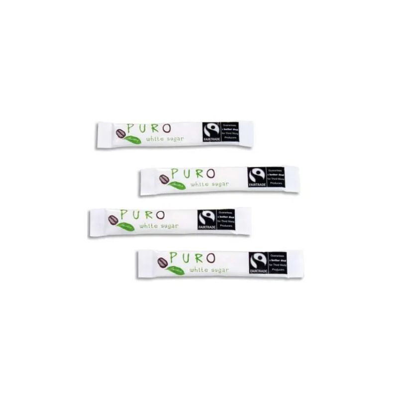 PURO Boîte de 500 Buchettes de sucre Blanc 5g