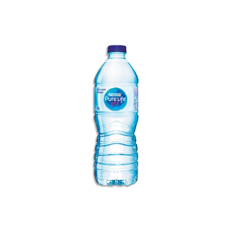 NESTLE PURE LIFE Bouteille plastique d'eau 50 cl Pure Life minérale plate